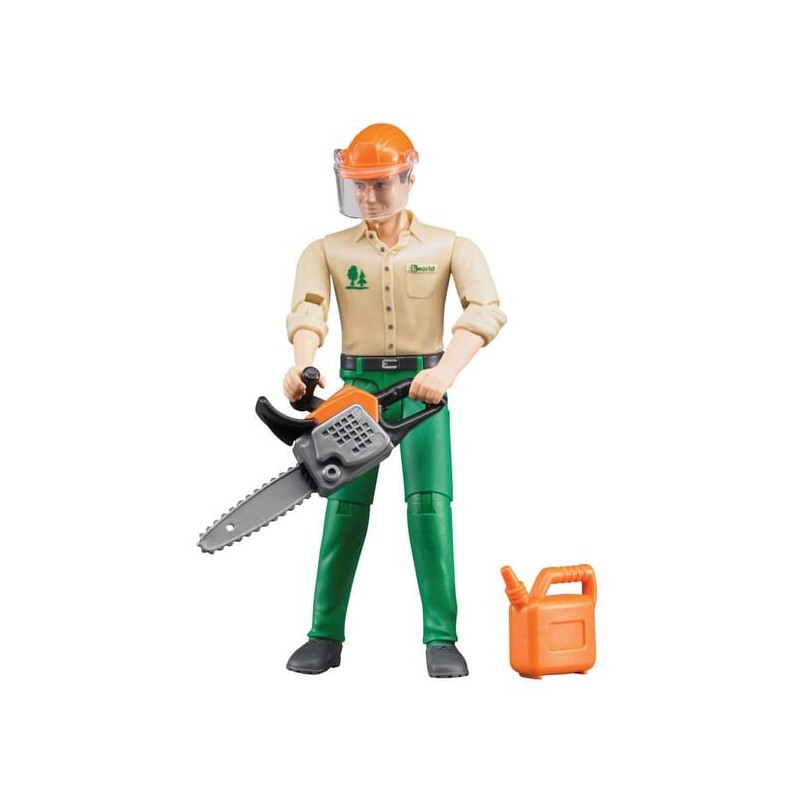 Forestry worker with accessories - U60030