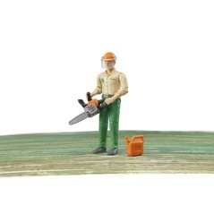 Forestry worker with accessories - U60030