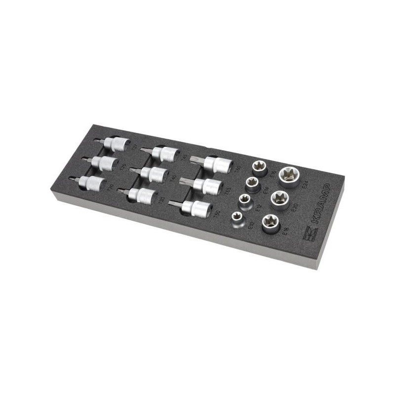 Socket set Torx 1/2 inch 16 pcs - TT800503 Socket set Torx 1/2 inch 16 pcs - TT800503