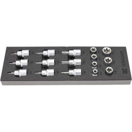 Socket set Torx 1/2 inch 16 pcs - TT800503
