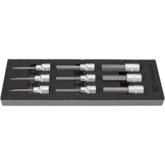 Socket set Hexagon long 1/2 inch 9 pcs - TT800505