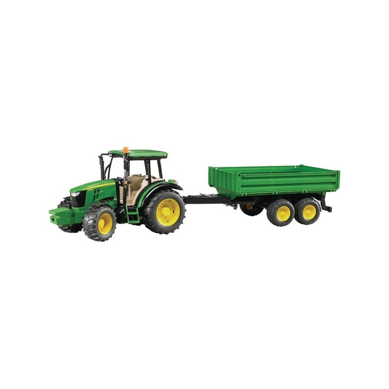John Deere 5115M with trailer - U02108