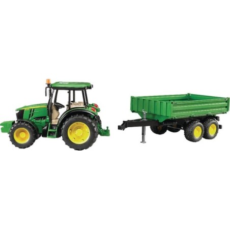 John Deere 5115M mit Anhänger - U02108