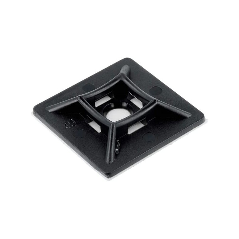 Adhesive cable tie mount 4.8mm 100Pcs - TRBPZ48 Adhesive cable tie mount 4.8mm 100Pcs - TRBPZ48
