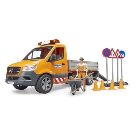 MB Sprinter Municipal with driver, Light and Sound Module and accessories - U02677