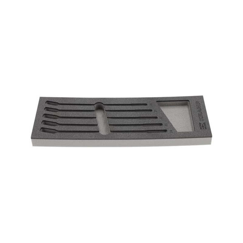 Foam inlay for combination spanner set 5 pcs 20-24mm - TT852002 Foam inlay for combination spanner set 5 pcs 20-24mm - TT852002