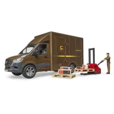 MB Sprinter UPS with driver and accessories - U02678