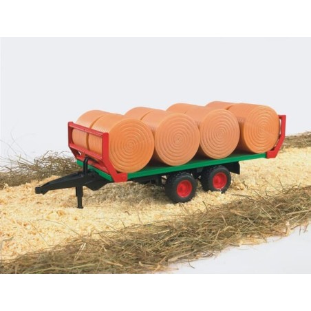 Roundbale trailer with 8 bales - U02220