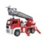 Fire engine with ladder and sound module - U02771