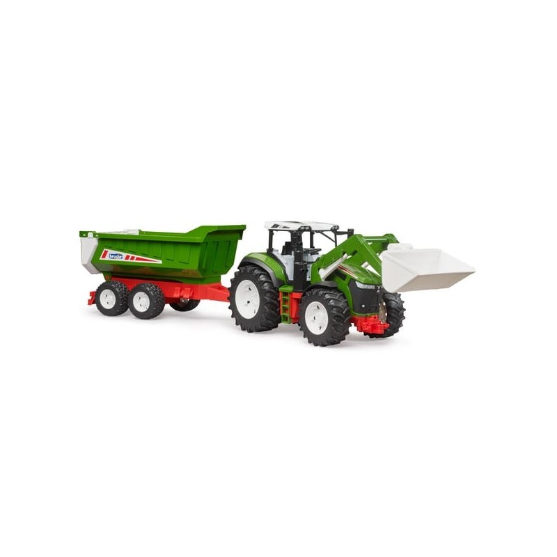 Roadmax tractor frontloader and trailer - U03452