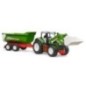 Roadmax tractor frontloader and trailer - U03452