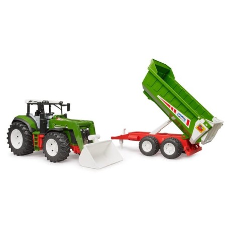 Roadmax Traktor mit Frontlader und Anhänger - U03452
