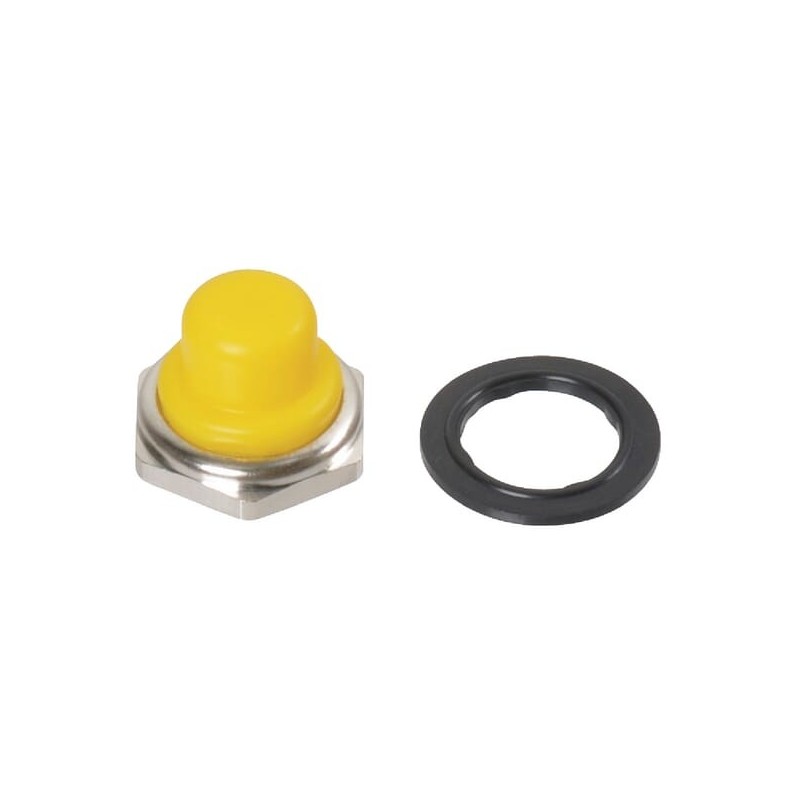 Yellow push switch cap 12 mm - U16545 Yellow push switch cap 12 mm - U16545