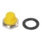 Yellow push switch cap 12 mm - U16545 Yellow push switch cap 12 mm - U16545
