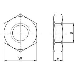 Nose nut - V1216