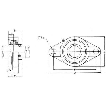 Gehäuseeinheit UCFL - UCFL320
