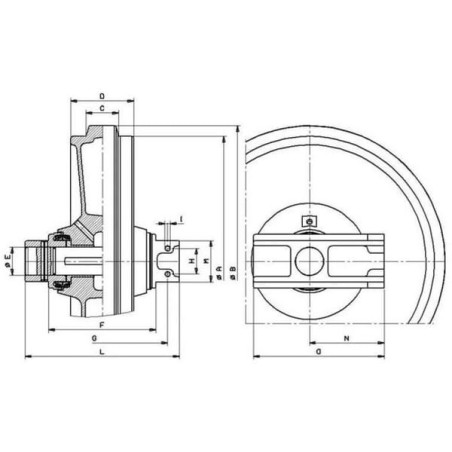 Front wheel - UP3742066