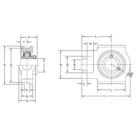 Gehäuseeinheit UCT - UCT307