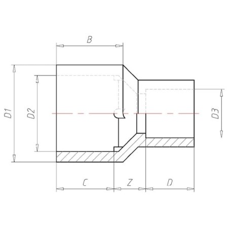 Reduziermuffe 25x16mm - V392032