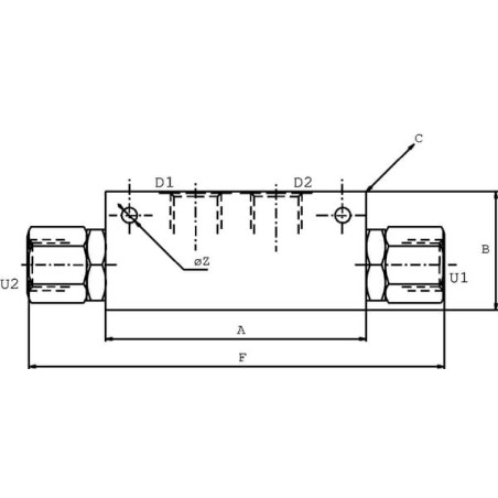Rückschlagventil 1/4 - VBPDL03001