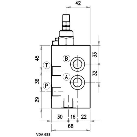 Speicherladeventil VDA-FL-6-38 - VDA638