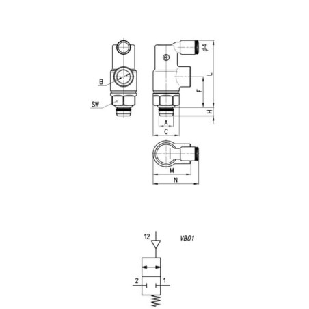 Abschaltventil - VBO38
