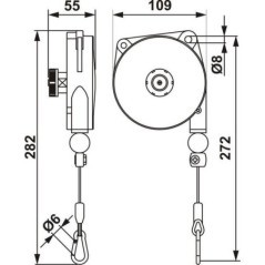 Balanser 2-3 kg 1.6m - VB9313