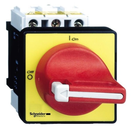 Hauptschalter 25A, 3P, RD/YE - VCF0