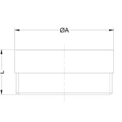 Dust cap 1 VCR - VCR1MM