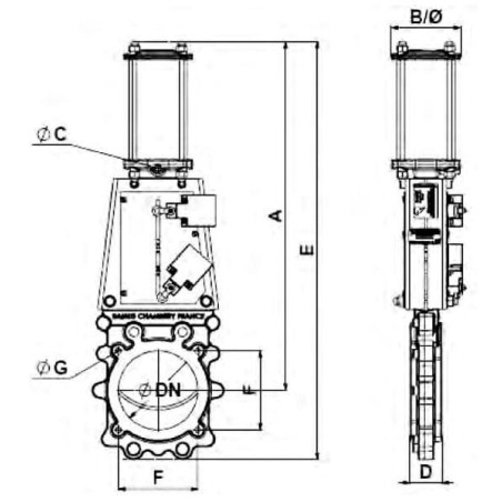 Schieber Pneumatikzylinder - VGRP125