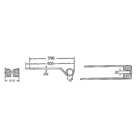 Palec zgrabiarki, prawy pasuje do PZ - VGPZ340KR