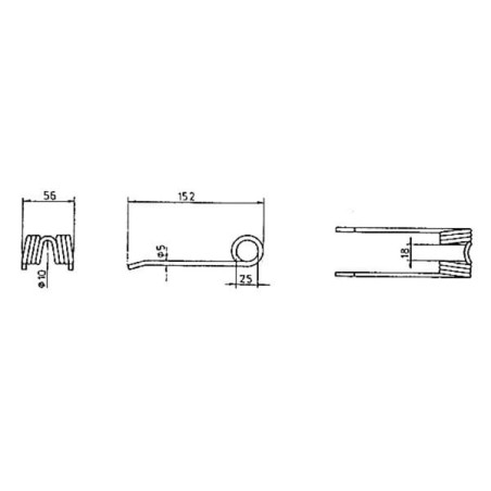 Palec podbieracza, pasuje do Deutz - VF11321160191N