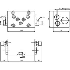 VIAAP1040 Walvoil, Intermediate valves 