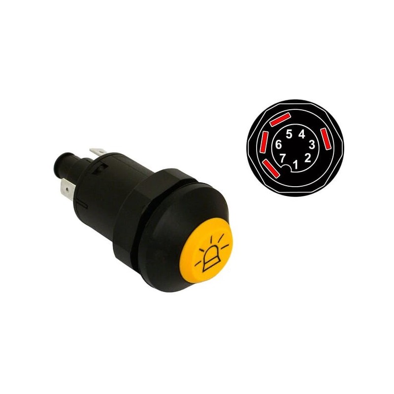 Rotating light push switch - VLC2518 Rotating light push switch - VLC2518