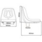 Yellow seat - VLD1836 Yellow seat - VLD1836