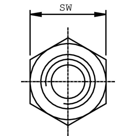 Adaptor M/M 1/4 BSP x M14 - VNBM0414
