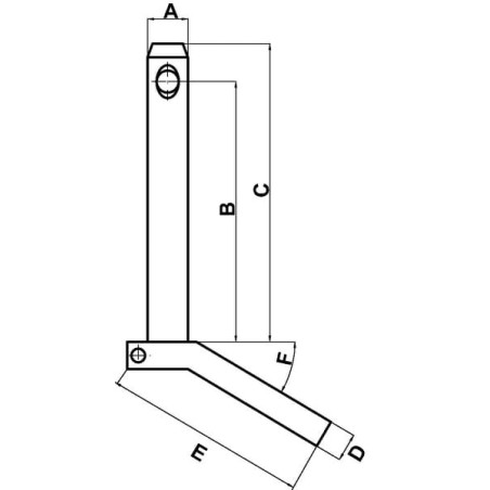 Oberlenker-Stift mit Griff - VLK7038
