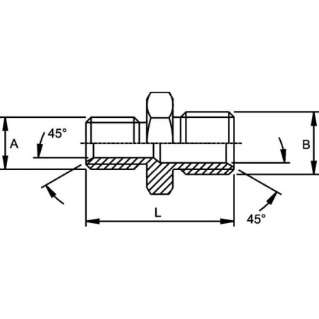 Adaptor M M16 x M12 - VNM1612