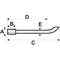 Exhaust pipe - VPE8281