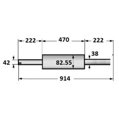 Vertical silencer - VPE8007
