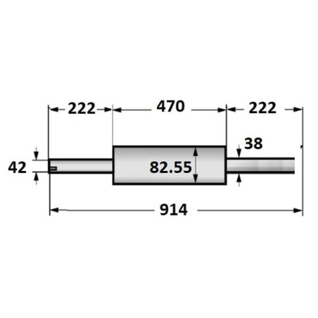 Tłumik pionowy - VPE8007
