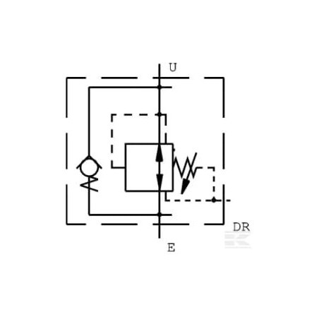 Pressure reducing valve S B 1/2 - VRPRL10001