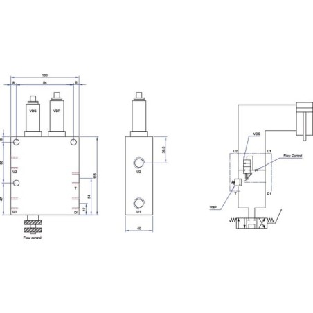 Pflugwendeventil VRA/LPD 40 - VRALPD10001