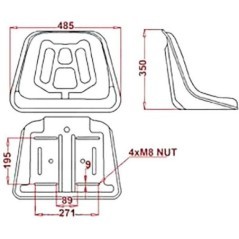 Standard seat - VPM4069