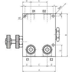 VPR2BIRAB12V Walvoil, FluidPress 