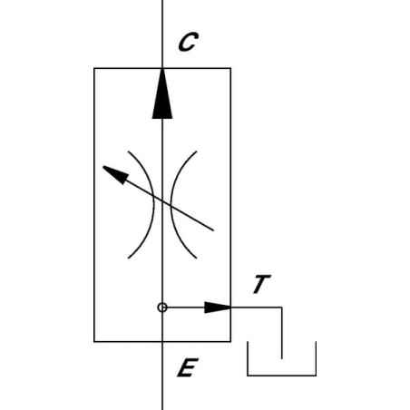 Flow control 3-Way A-08-L 1/2 inch - VPR3ET10002
