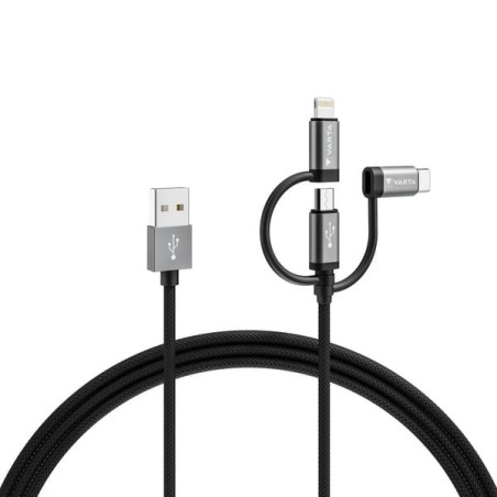 Kabel Micro USB, USB typu C, Lightning - VT57937