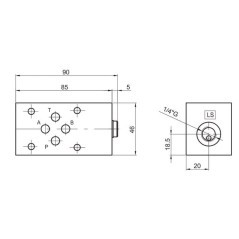 Shuttle Valve NG6 - VT020C03