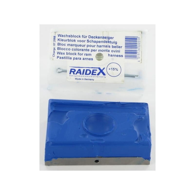 Wax marker block Raidex Blue - VV8034