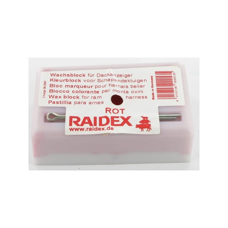 Wachsmalstiftblock Raidex Rot - VV8035 Wachsmalstiftblock Raidex Rot - VV8035